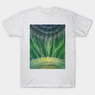 Oil painting - Forces of Nature (Green) 2017 18"x22" T-Shirt